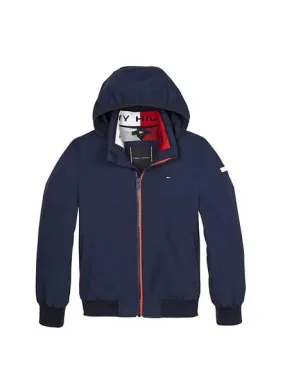cazadora tommy hilfiger essential azul para niño