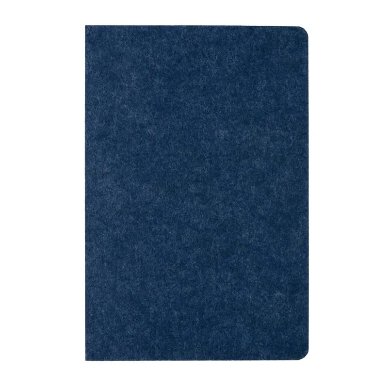 Cuaderno A5 de fieltro reciclado personalizable Phrase
