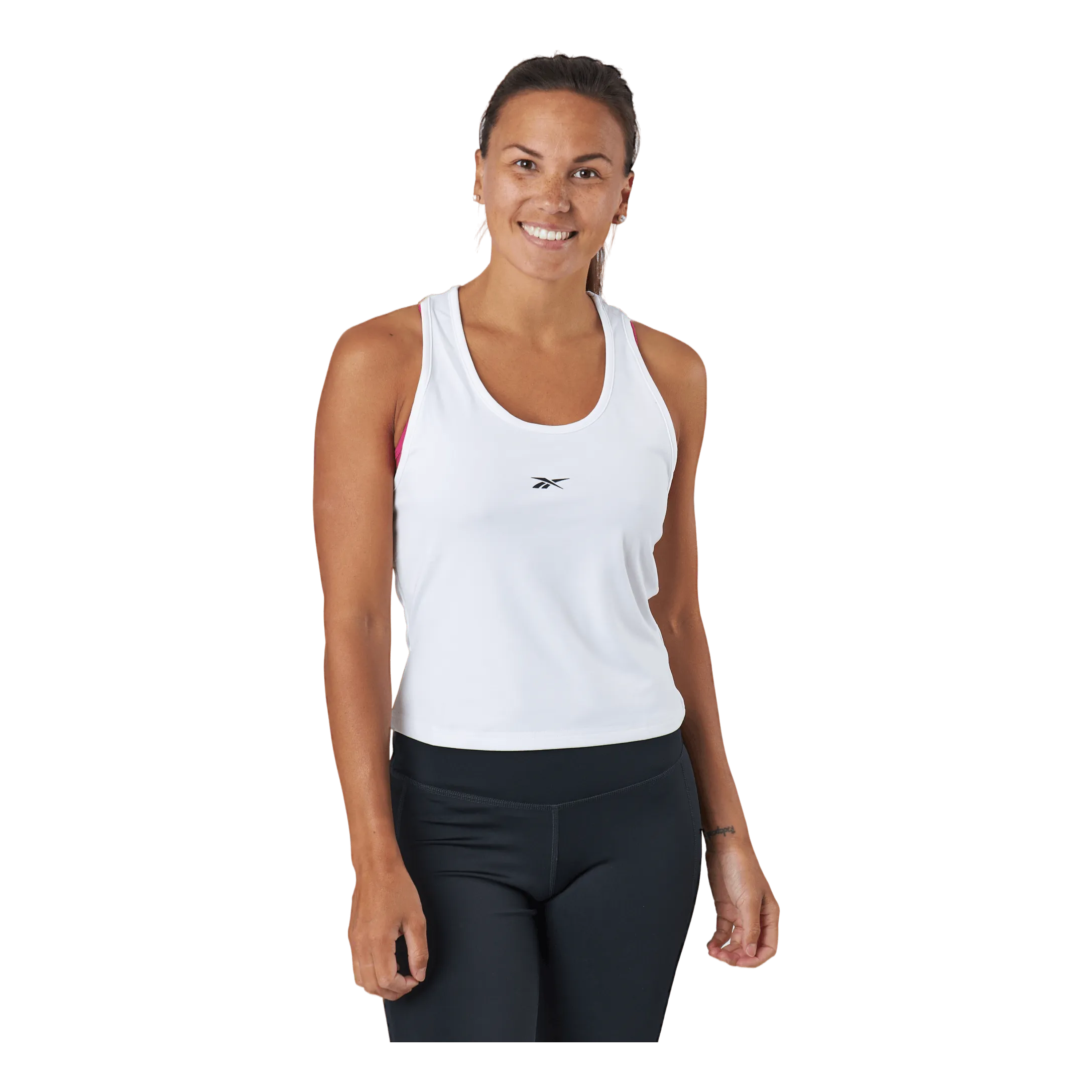 Reebok Wor Poly Tank White