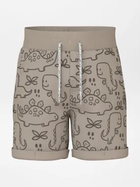 Short estilo chándal - BEIGE