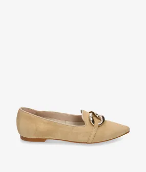 Zapatos de vestir bloom&you EDELWEISS en serraje beige